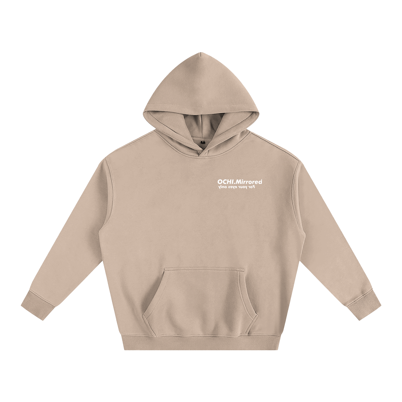 OCHI Oversized Beige Hoodie